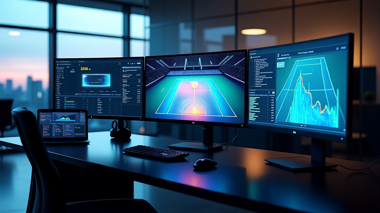Analytics screen display